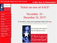 Tablet Screenshot of burlesquenutcracker.com